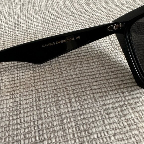 CÉLINE EDGE‎ CL 41468/S BLACK SUNGLASSESPHOEBE PHILO - Picture 3 of 10